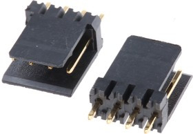 66100411621, 475 Series Straight Through Hole PCB Header, 4 Contact(s), 2.54mm Pitch, 1 Row(s), Shrouded