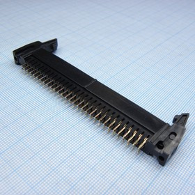 DS1011-60SBSiB7-B, (SCM-60, IDCC-60MS), Вилка на плату, вертикальный монтаж 60pin(2х30), шаг 2.54мм