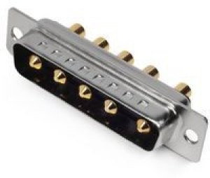 MHCDD5W5P4, D-Sub Connector, Straight, Plug, 5W5, Signal Contacts - 0, Special Contacts - 5