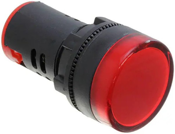 FL1P-22NA-1-R24V, LED Panel Mount Indicators LED RED 22MM NUT 24VAC/DC FL1P-22NA-1-R24V, LED Panel Mount Indicators LED RED 22MM NUT 24VAC/DC