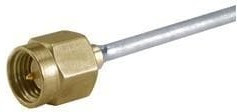 11_SMA-50-2-15/111_NH, RF Connector, SMA, Beryllium Copper, Plug, Straight, 50Ohm, Solder Terminal