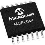 MCP6044T-I/ST, Operational Amplifiers - Op Amps Quad 1.6V 10kHz