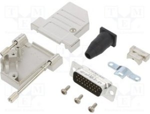 DTSL-RGLJSS-26MHSL, Разъем D-Sub HD; PIN: 26; "папа"; угловой 45°; пай DTSL-RGLJSS-26MHSL, Разъем D-Sub HD; PIN: 26; "папа"; угловой 45°; пай