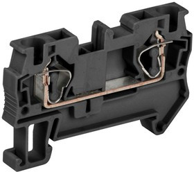Клемма пружинная КПИ 2в-4 41А черн. IEK YZN11-004-K02