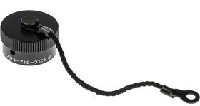 62LC-812-12(771), Amphenol 62GB MIL-DTL-26482 Plug Dust Cap, Shell Size 12, with Zinc Cobalt Finish, Aluminium 62LC-812-12(771), Amphenol 62GB MIL-DTL-26482 Plug Dust Cap, Shell Size 12, with Zinc Cobalt Finish, Aluminium