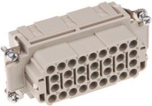09320463001, Разъем: прямоугольный, "папа", Han EE, PIN: 46, 46+PE, размер 24В