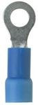 PV14-10RX-M, TERMINAL, RING TONGUE, #10, 14AWG, BLUE