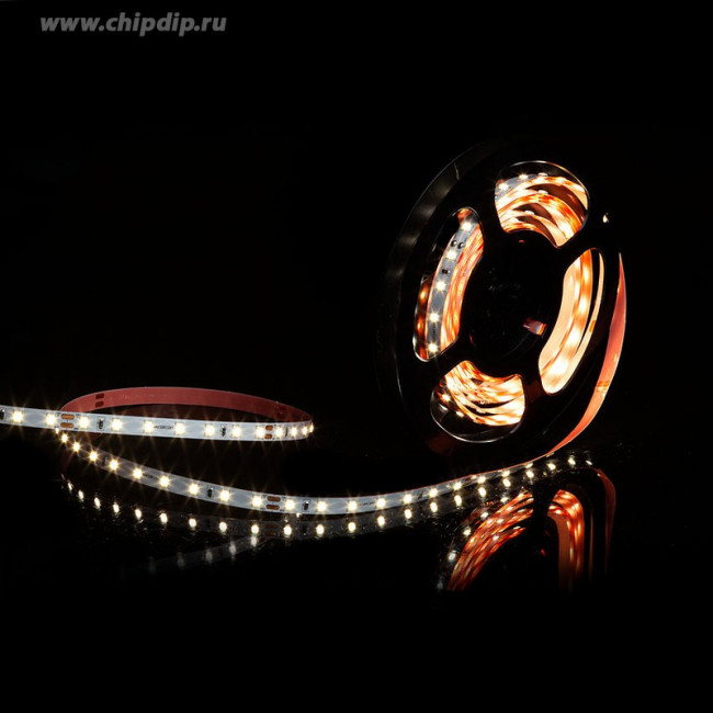 Светодиодная лента MAKSILED 1м, 24В, 14,4Вт/м, 70д/м, IP20, 1750Лм/м, дневной белый, 10мм, ML-R70-2835-SA-NW-S