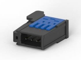 2-1473562-3, Прямоугольный разъем питания, синий, 3 контакт(-ов), Серия RITS, Монтаж на Кабель, IDC / IDT, 2 мм