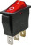 IRS-101-1A3 (красный), Переключатель с подсветкой ON-OFF (15A 250VAC) SPST 3P