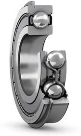 6206-2ZNR Single Row Deep Groove Ball Bearing- Both Sides Shielded 30mm I.D, 62mm O.D