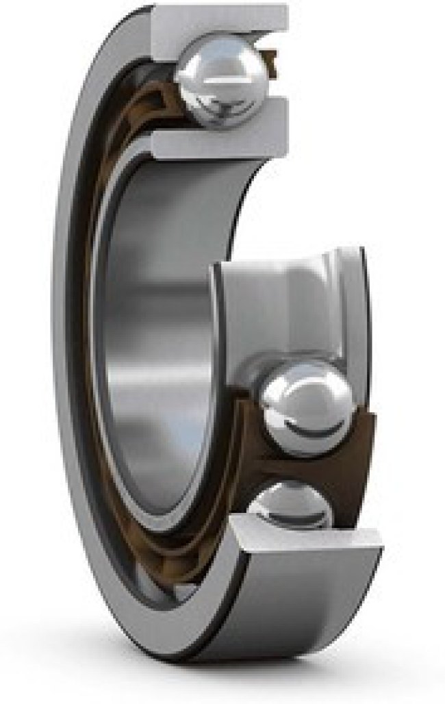 7303 BECBP Single Row Angular Contact Ball Bearing- Open Type 17mm I.D, 47mm O.D