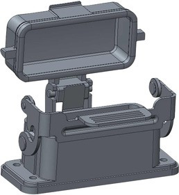 T1519101000-000, HEAVY DUTY CONN, 1 LEVER, SIZE H10A