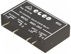SSR88D-360, Реле полупроводниковое, SPST-NO, Uупр 3-32ВDC, 3А, макс.60ВDC