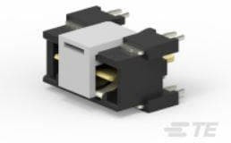 2042274-6, Прямоугольный разъем питания, 2 контакт(-ов), ELCON Mini, Монтаж в Сквозное Отверстие