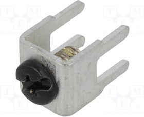 KEYS7772-3, Наконечник: зажим под винт, THT,зажим под винт, черный, 7,5x5мм