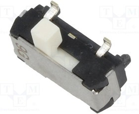 CL-SB-12B-11, Переключатель: движковый, Пол: 2, SPDT, 0,2A/12ВDC, ON-ON, -40-85°C