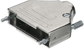 DVM09UN4-OS-METAL CAP, D-Sub metal hood Poles 9