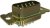 DDM50P032N, D SUB CONN, PLUG, DD, 50POS, SOLDER CUP