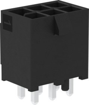 212520-1002, Mini-Fit Max Series Vertical Through Hole PCB Header, 2 Contact(s), 4.2mm Pitch, 2 Row(s), Shrouded