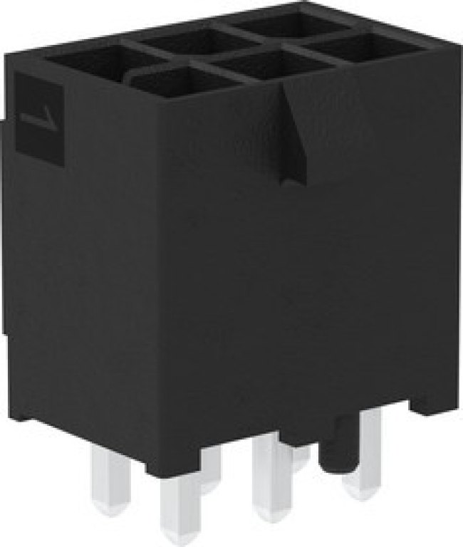 212520-1002, Mini-Fit Max Series Vertical Through Hole PCB Header, 2 Contact(s), 4.2mm Pitch, 2 Row(s), Shrouded 212520-1002, Mini-Fit Max Series Vertical Through Hole PCB Header, 2 Contact(s), 4.2mm Pitch, 2 Row(s), Shrouded