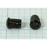 Патрон пластиковый для светодиода 5мм, 10x13мм, черный,RTF-5010;№5178 B держатель светодиода\ 5мм\10