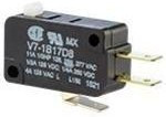 V7-1B17D8, Switch Snap Action N.O./N.C. SPDT Plunger 11A 277VAC 250VDC 248.57VA 1.47N Screw Mount Quick Connect