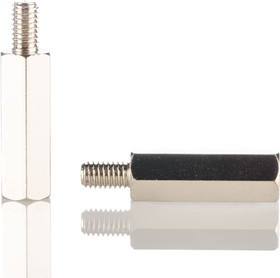 R30-3001202, Standoffs &amp; Spacers M3 x 12mm HEX 5mmA/F 6mm ML/FML NICKEL