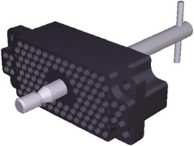 201692-4, RECTANGULAR HOUSING, PLUG, 104 POSITION