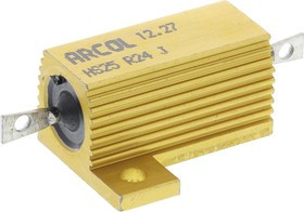 HS25 R24 J, 240m 25W Wire Wound Chassis Mount Resistor HS25 R24 J ±5%