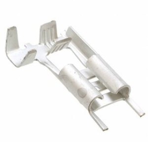 180464-2, Quick Disconnect Terminal 13-17AWG Brass RCP 11.4mm Tin Reel/Strip