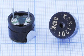 Излучатель звука магнитоэлектрический без генератора 12x 9мм, 1.5В, 42 Ом, 2.048 кГц; зм 12x 9\ 1,5\