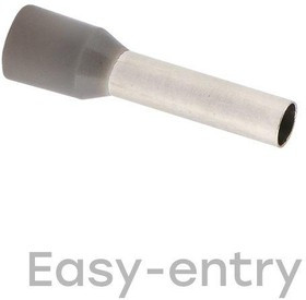 Наконечник штыревой втулочный изол. НШвИ 4.0-12 (уп.50шт) EKF nhvi-4.0-12