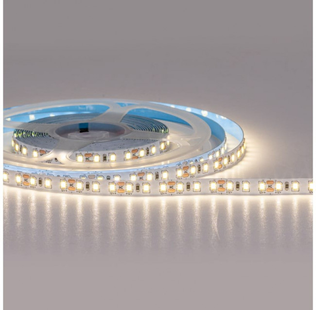 Светодиодная лента 5м, 12В, IP20, 120 LED/m, 9.6Вт/м, нейтральный белый, 8мм, DL-R120-2835-NW Светодиодная лента 5м, 12В, IP20, 120 LED/m, 9.6Вт/м, нейтральный белый, 8мм, DL-R120-2835-NW