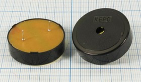 Излучатель звука пьезокерамический без генератора (1~30)В, Резонансная 1.2кГц зп 30x 9\1~30\\ 1,2\2P