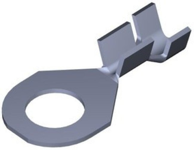 485029-1 (Cut Strip), Terminals RING IS 18-14 1/4 Cut Strip of 100