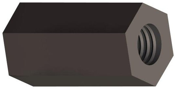 4876, Standoffs &amp; Spacers F/F NYLON STANDOFF 6-32 .500 L