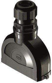 19431240448, Разъем для тяжелых условий, IP66, With Gland, Нейлон (Полиамид), Армированный Стекловолокном