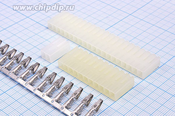 Гнездо питания на кабель, PHU, 9 контактов, шаг 3,96мм, PHU-09; №9645 гн пит PHU\1x 9\P3,96\каб\\PHU-09 конт[3]