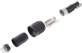 T3394501, Amphenol, C 091 B 5 Pole M16 Din Plug, 5A, 100 V ac, Male, Cable Mount T3394501, Amphenol, C 091 B 5 Pole M16 Din Plug, 5A, 100 V ac, Male, Cable Mount