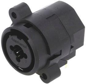 ACJC6HL BULK, XLR Connectors 1/4" XLR Dual Chassis Mount CType Stereo Horizontal PCB Latchless Non-switch XLR