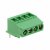 284414-4, Fixed Terminal Blocks HDR 4 POS R/A .137