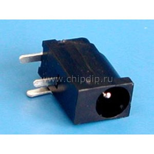 DJK-05C, Разъем питания штыревой 1,1мм, вилка на плату