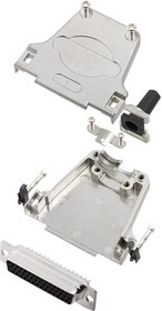 L17DTZF25-RG+L77HDB44S, Разъем D Sub, With Backshell, HD44, High Density, Гнездо, DTZF-RG, 44 контакт(-ов), DB, Solder Cup L17DTZF25-RG+L77HDB44S, Разъем D Sub, With Backshell, HD44, High Density, Гнездо, DTZF-RG, 44 контакт(-ов), DB, Solder Cup