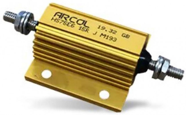 HS100E6 6R8 F M193, Aluminium Housed Wirewound Resistor with Threaded Terminals 100W, 6.8Ohm, 1%