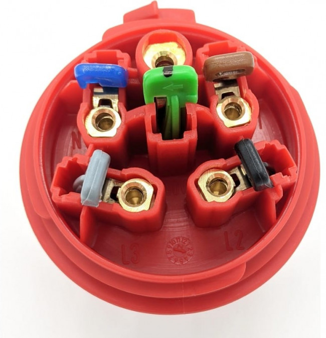 Кабельная вилка 16А 5р 400В 6h IP44 Quick-Connect 1 шт. 2136-b Кабельная вилка 16А 5р 400В 6h IP44 Quick-Connect 1 шт. 2136-b