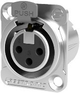 Seetronic MK3F2C панельный разъем XLR 3-контакта "мама"