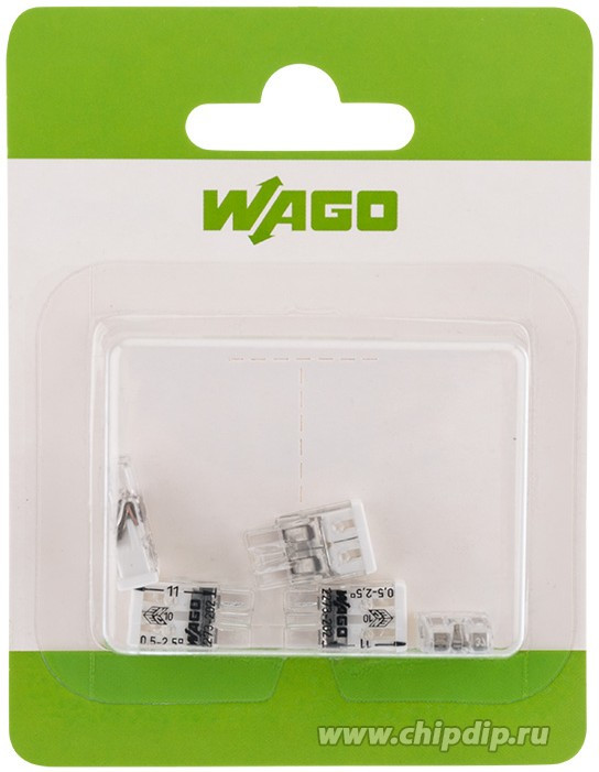 07-5131-05, 2273-202 Экcпресс-клемма, 2-проводная до 2,5 мм², (5 шт/уп)