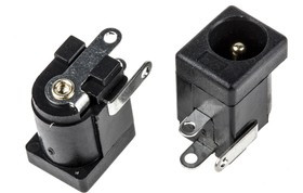 694106301002, DC Power Connectors WR-DC PwrJk CtrPnTHT Right Angled