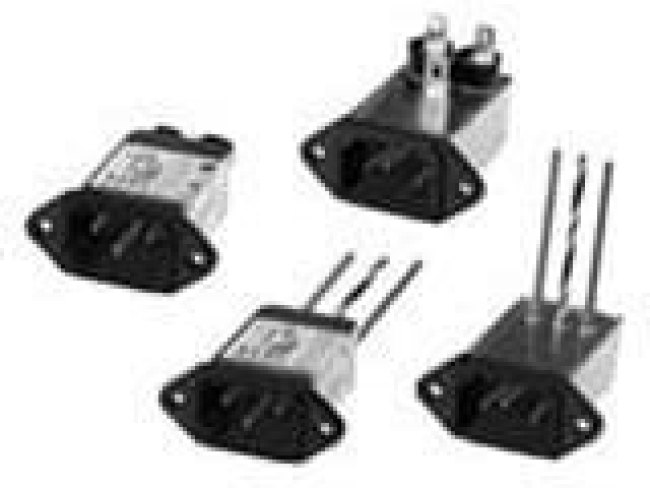 6ED2, AC Power Entry Modules 6A FASTON RHT ANGLE FLANGE MOUNT